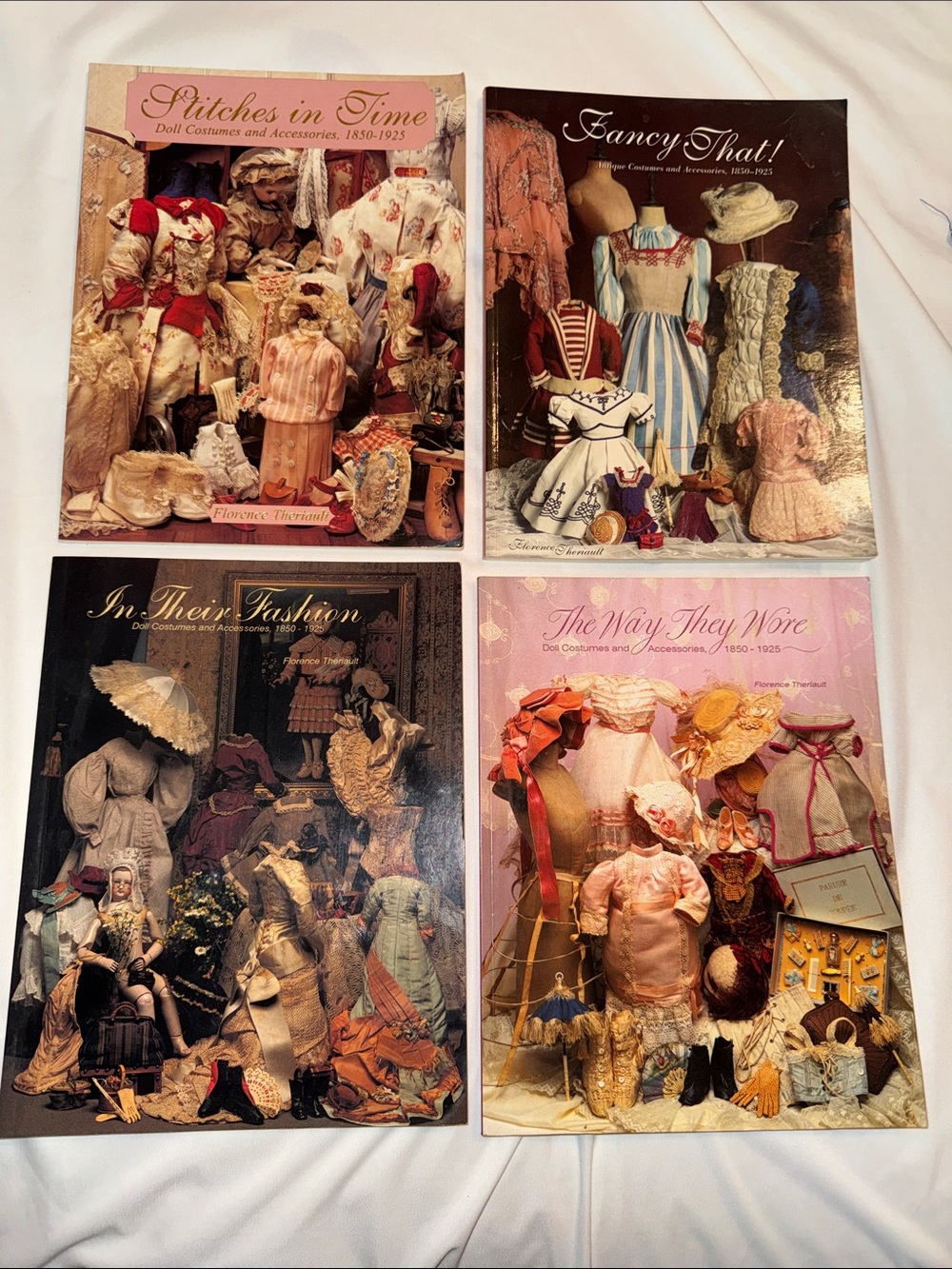 Vintage Doll Fashion Reference Book Bundle - Florence Theriault (Set of 4)